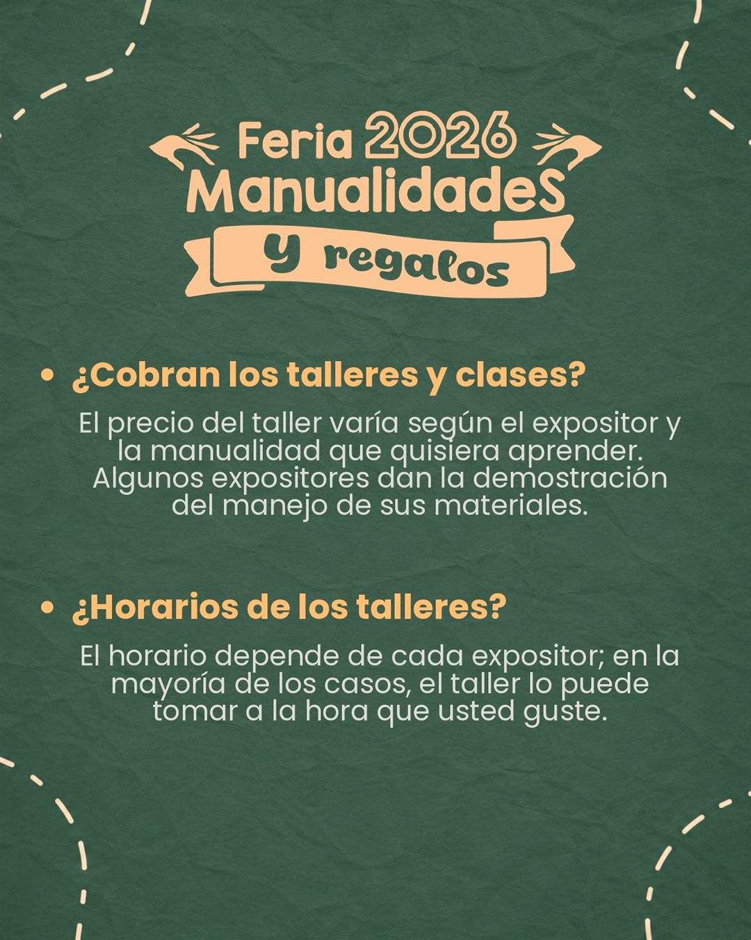 Preguntas Frecuentes sobre Talleres y Horarios